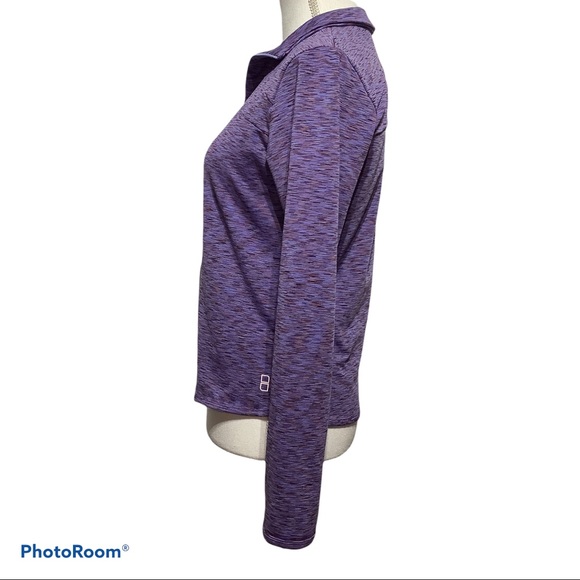 Lucy Athletic Jacket Pullover Sweater Workout Yoga Purple Medium - Picture 2 of 13